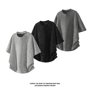 2026夏季新款 港风白底大码圆领短袖T恤M-5X HT26036-特P15-控价3