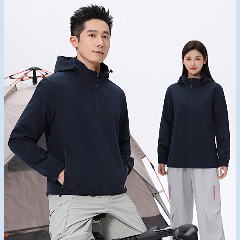 新款可拆卸帽子单层冲锋衣男女同款超高性价比外套【 透气春亚纺+