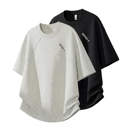 2026美式重磅冰感解构裁片短袖T桖春夏DX2605