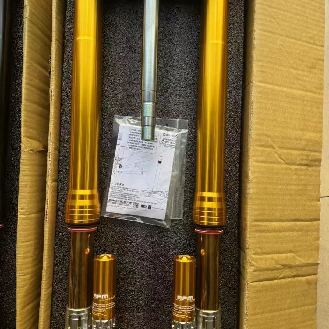 适用于雅马哈xmax300改装台湾RPM前减震 倒置减震倒叉避震器可调