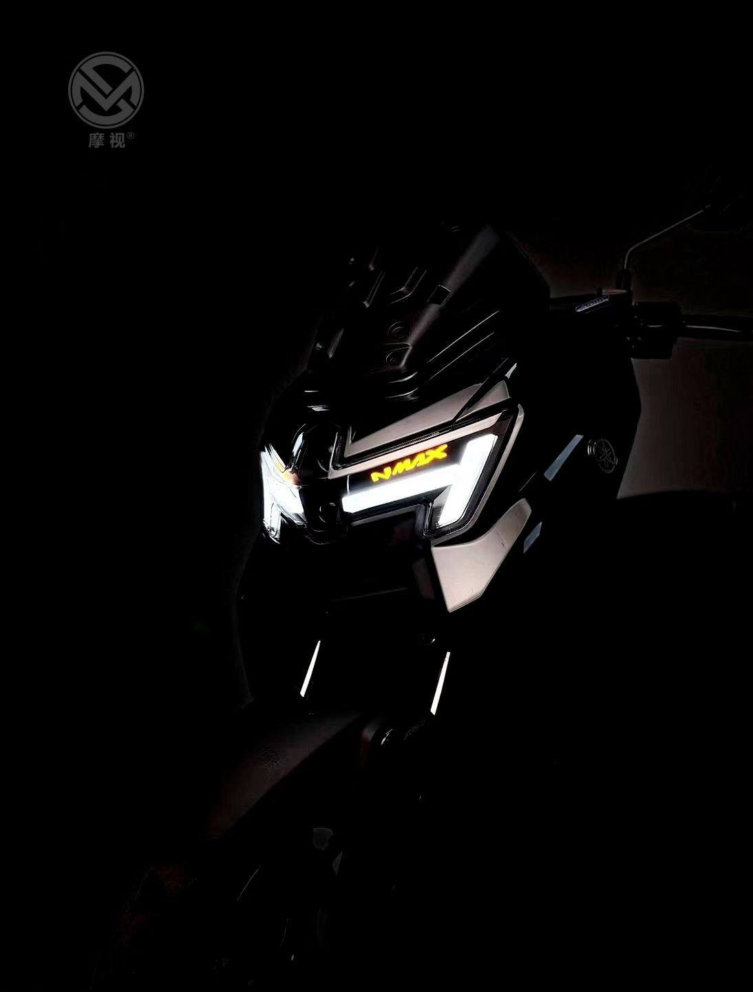 25款雅马哈NMAX155改装LED透镜高性能大灯总成双透镜无损安装直射,摩托车/装备/配件,摩托车车灯,淘宝优惠券,粉丝福利购,淘宝优惠卷