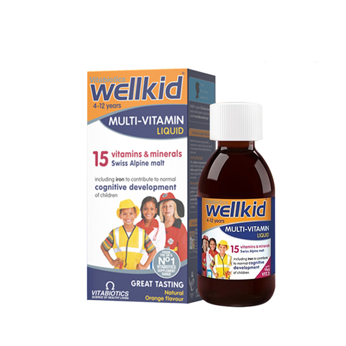 儿童多维营养液维生素wellkid