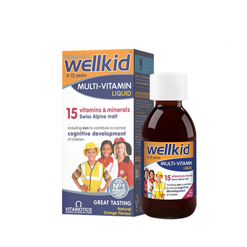 儿童多维营养液维生素wellkid