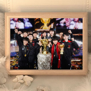 王者荣耀AG冠军奖杯最合拍相框KPL梦之队AG夺冠周边纪念摆台摆件