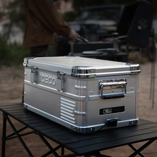 英得尔&ICECO太空镁铝合金J20户外便携车载冰箱车家两用新品 首发