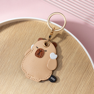 可爱卡通动物门禁卡套钥匙扣挂件小区电梯IC可感应公交卡保护套