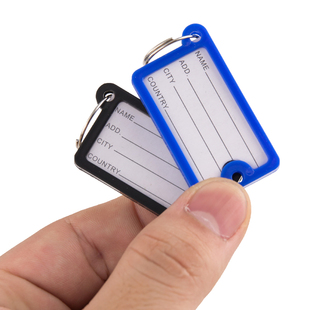 方型钥匙牌标识牌房产物业锁匙扣圈环标签分类挂牌可标记号码吊牌