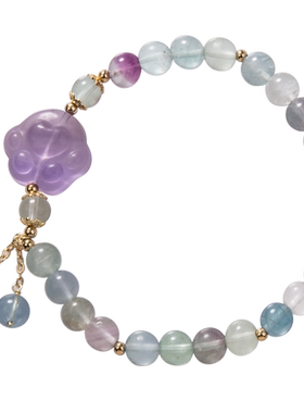 草莓晶手链高颜值女士治愈手串