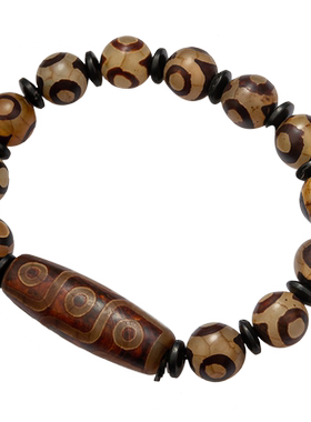 九眼天珠手串复古藏族文化手镯