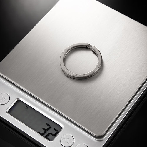 2个装钛合金高品质diy环挂件挂饰