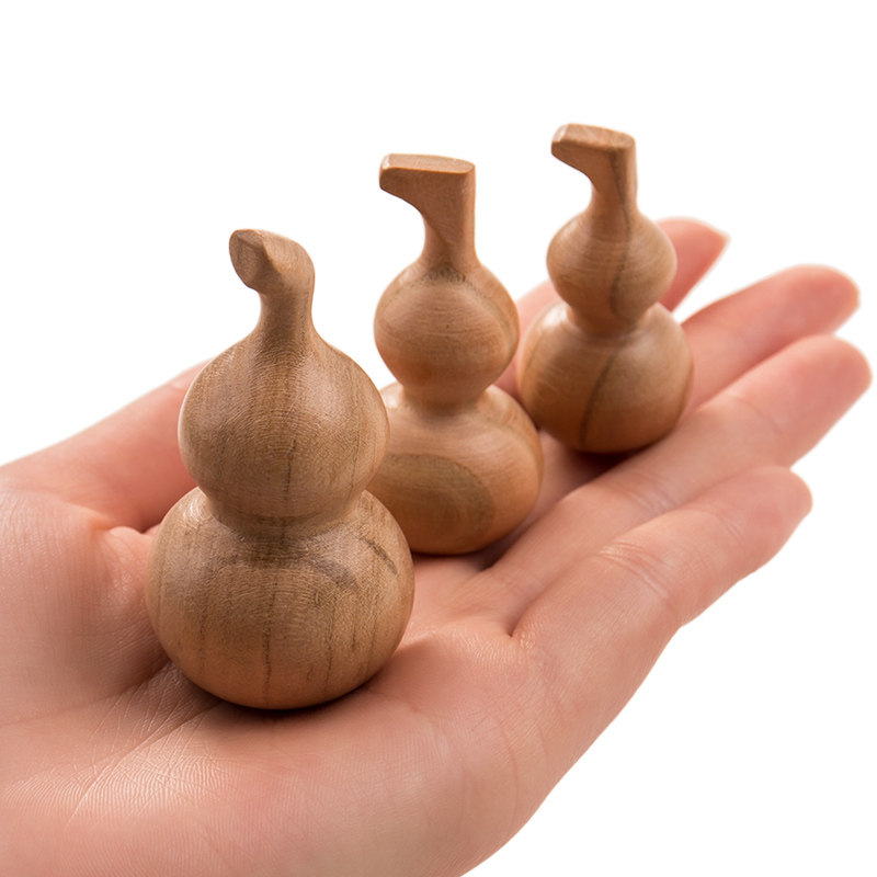 桃木雕刻葫芦桌面摆件木雕男士文玩手把件家居茶几桌面装饰工艺品,家居饰品,创意礼品,淘宝优惠券,粉丝福利购,淘宝优惠卷