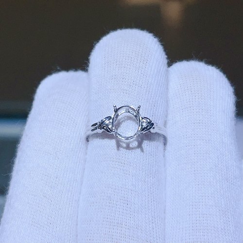 经典18K金AU750戒指空托