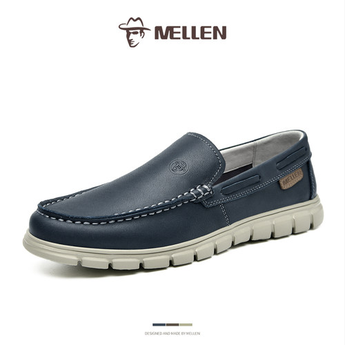 MELLEN名郎真皮轻质软弹休闲鞋