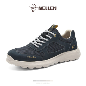 MELLEN名郎男鞋新品复古时尚舒适透气休闲鞋轻便缓震运动鞋男潮鞋