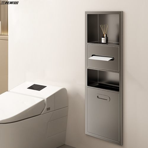 304不锈钢不留指纹马桶壁龛