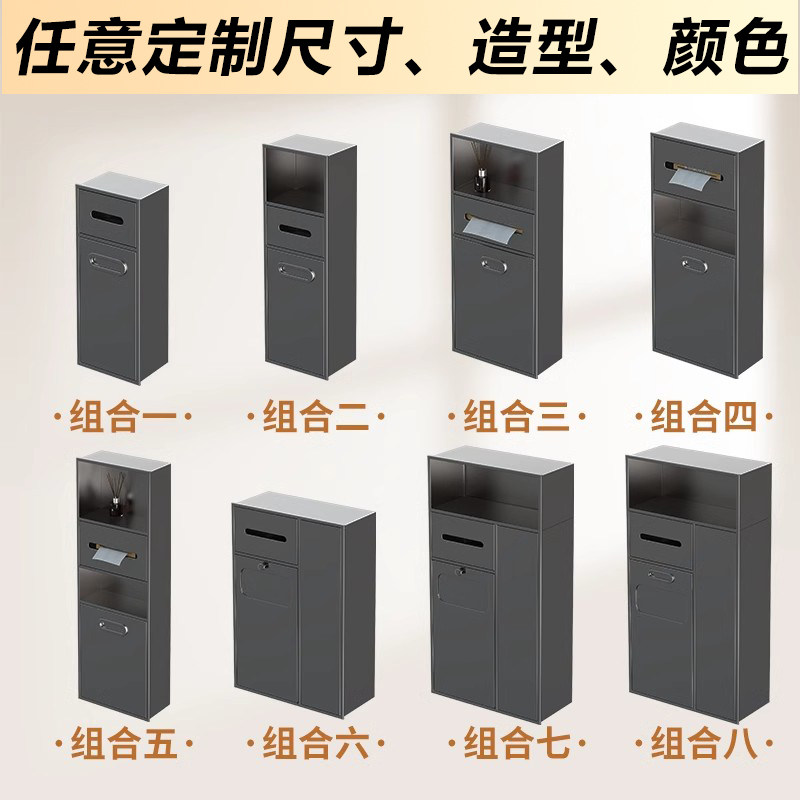 304不锈钢垃圾桶壁龛卫生间浴室图片