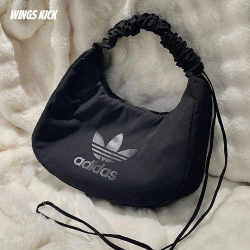 Adidas/阿迪达斯 女子云朵包经典大款运动单肩挎包 JP0145