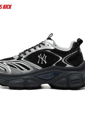 MLB情侣运动鞋男女NY复古赛博老爹鞋鞋厚底增高休闲鞋 3ASHWD15N
