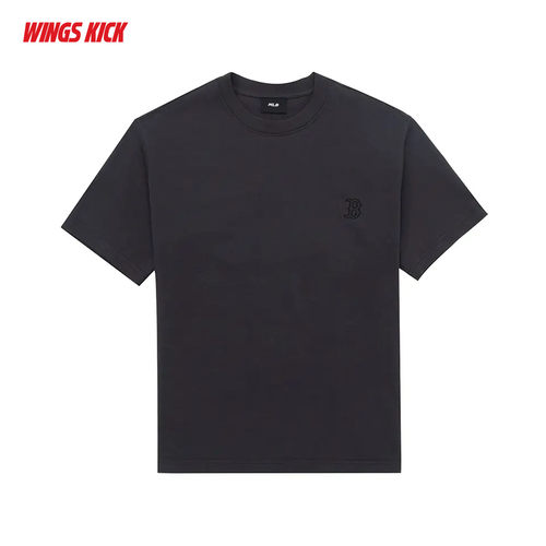 MLB 26春季新款男女同款潮流百搭纯色小标凉感T恤短袖 3ATSB0263