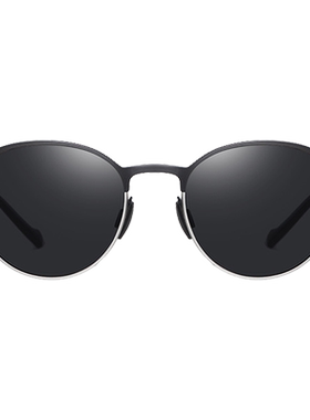 2023墨镜开车高清偏光复古男圆形