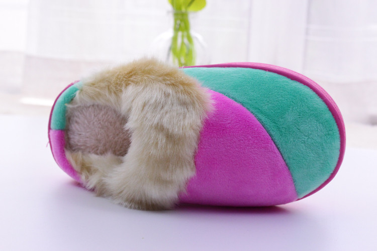 Pantoufles enfants en coton - semelle caoutchouc - Ref 1010328 Image 5