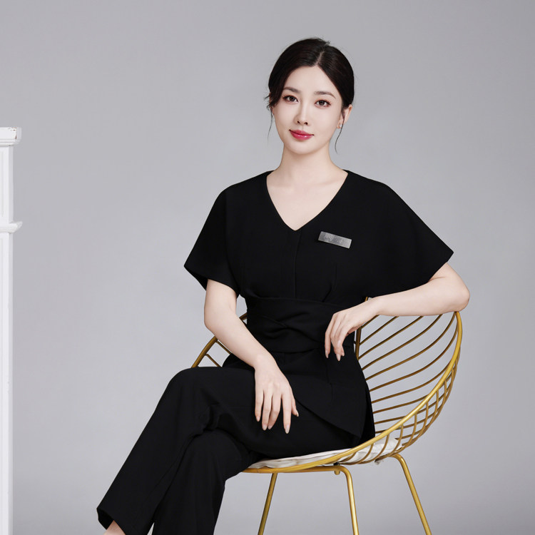 短袖医美美容院养生馆制服足疗按摩桑拿spa技师工作服宽松套装夏