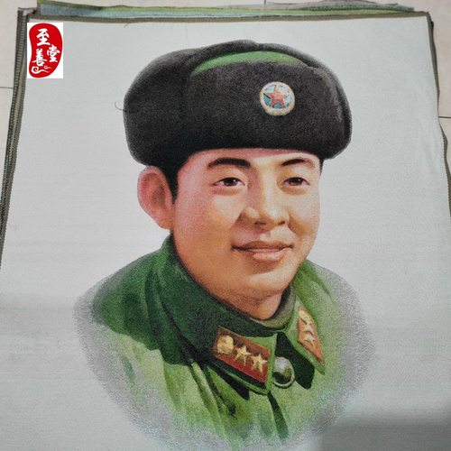 红色怀旧收藏地摊网红货源刺绣织