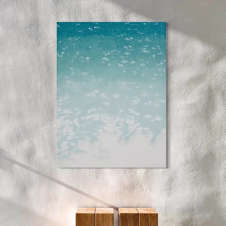 《和风树影》系列日式绿色清新艺术画房间卫生间餐边柜玄关装饰画图片