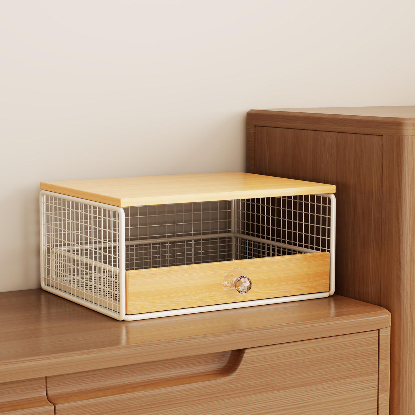 桌面置物架多功能高级感厨房台面收纳架子神器双层咖啡机放置架