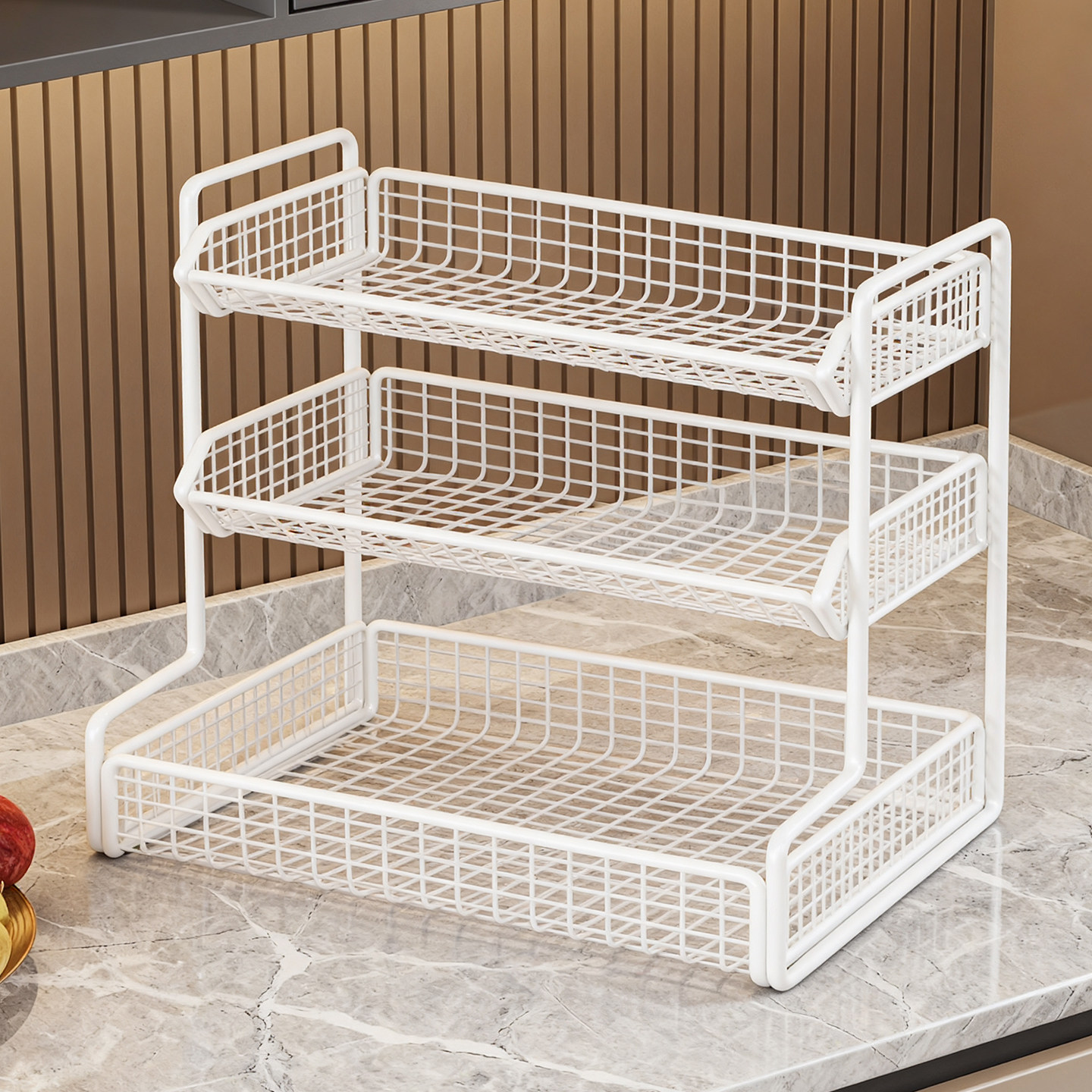 桌面置物架家用客厅零食架厨房台面调味料分层架子多层铁艺收纳架,收纳整理,整理架/置物架/收纳架,淘宝优惠券,粉丝福利购,淘宝优惠卷