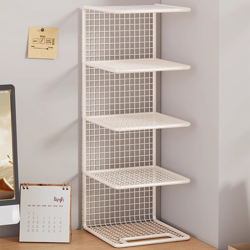 桌面书架书桌收纳置物架学生多层书本展示架办公桌上铁艺隐形架子