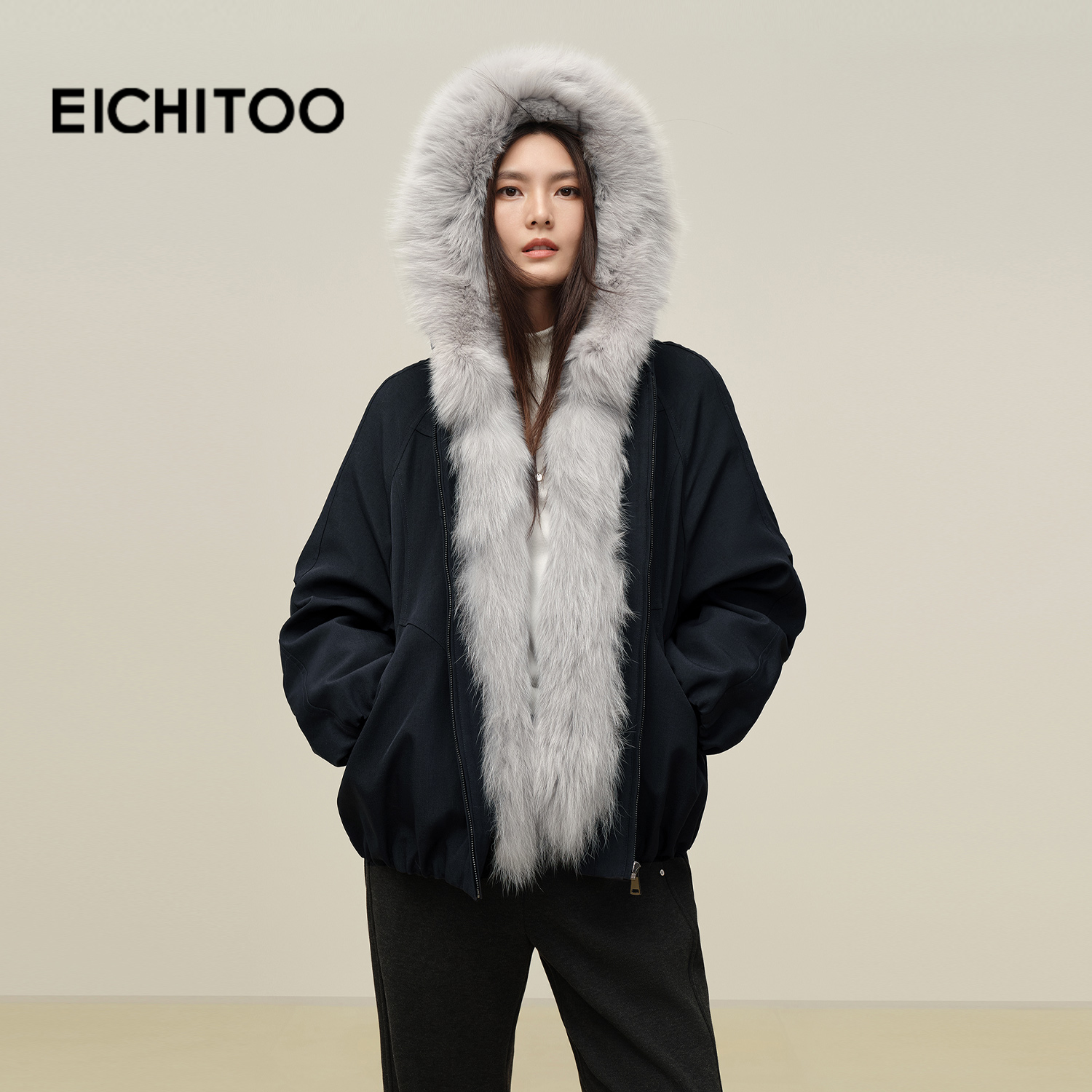 偏休闲的款式好穿百搭