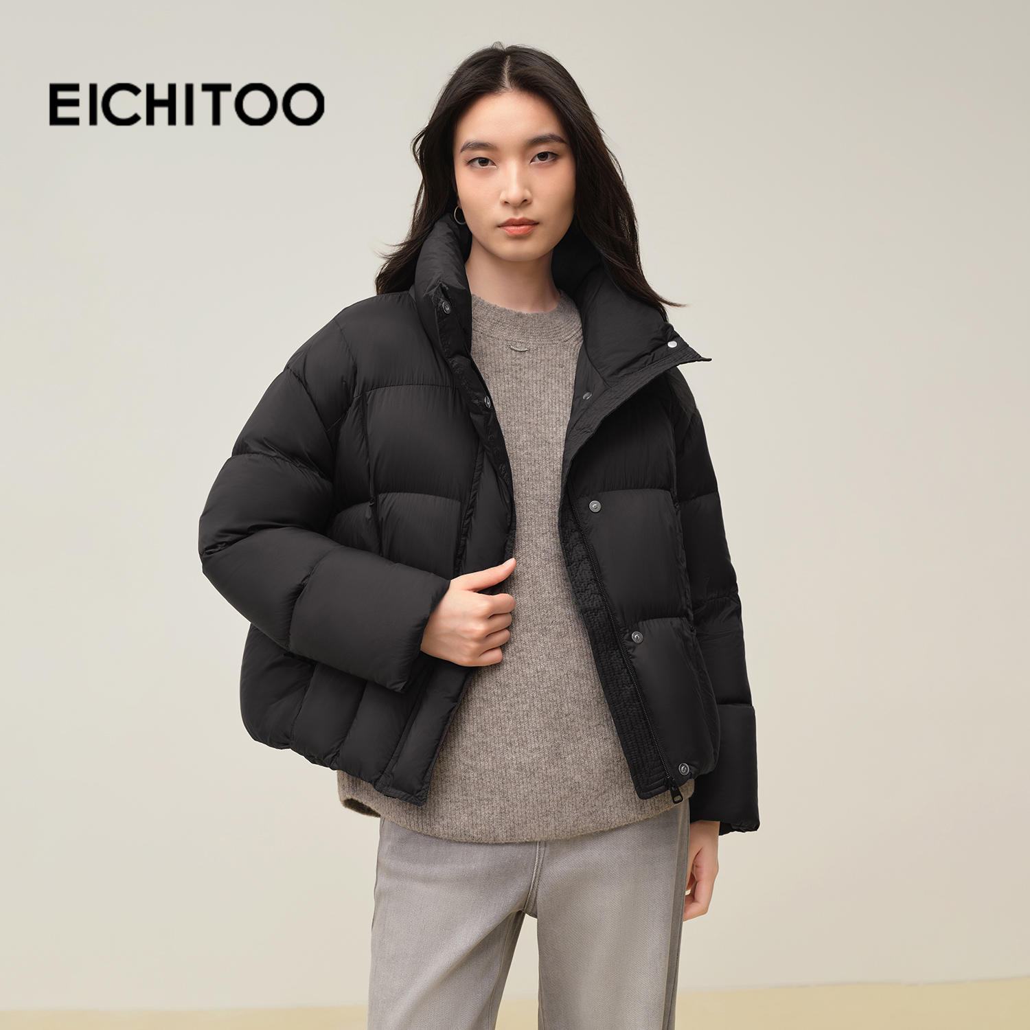 宽松廓形，穿着轻便，包容性强