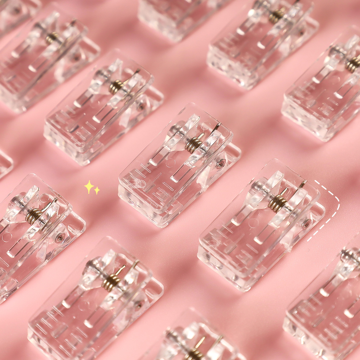 现货透明PP夹小学生高颜值亚克力资料夹ins风试卷夹子手帐文件夹