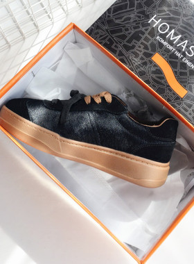 大牛货！俄罗斯单~ 真皮马毛休闲鞋2025秋季款柔软百搭复古女板鞋