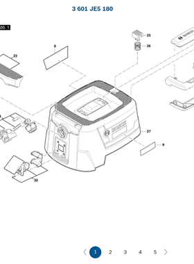 订购博世BOSCH吸尘器GAS15PS开关碳刷插座电机过滤器配件一览维修