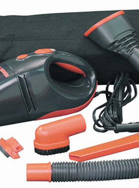 正品百得(Black-decker)12V点烟器供电双重过滤车载吸尘器AV1260