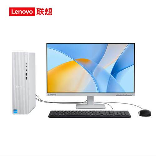 Lenovo联想天逸510S尊享版 酷睿14代i3 i5商务办公台式电脑主机
