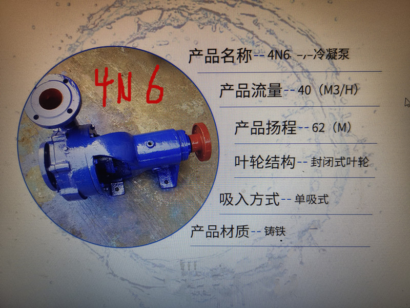 4n6冷凝离心泵单级河北忆华