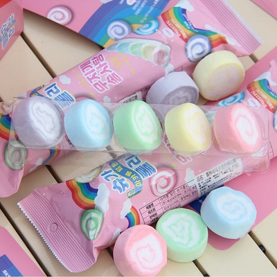 韩国进口马卡龙棉花糖富林可12g