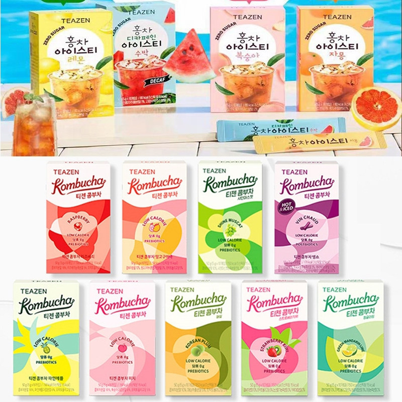 韩国进口茶美安TEAZEN康普茶冲饮