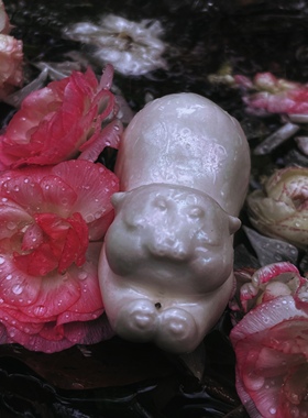 炸窑社春日手作虎年雕塑瓷创意