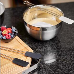 德国奢侈品牌高档316不锈钢把硅胶刮铲烘焙刮板蛋糕面包面粉刮刀