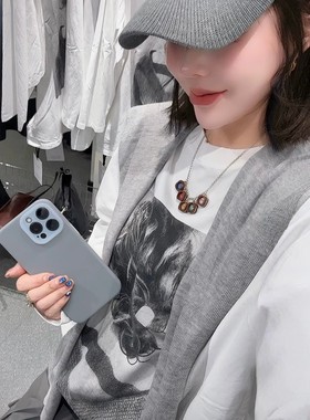 五路财神纯银项链迷你手绘黄财神藏式嘎乌盒唐卡百搭短链