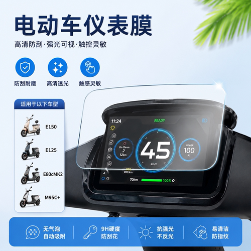 适用九号E150/E125仪表膜屏幕膜