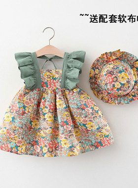 反季清仓2026夏季新款宝宝连衣裙棉布女童背心裙韩版婴幼儿公主裙