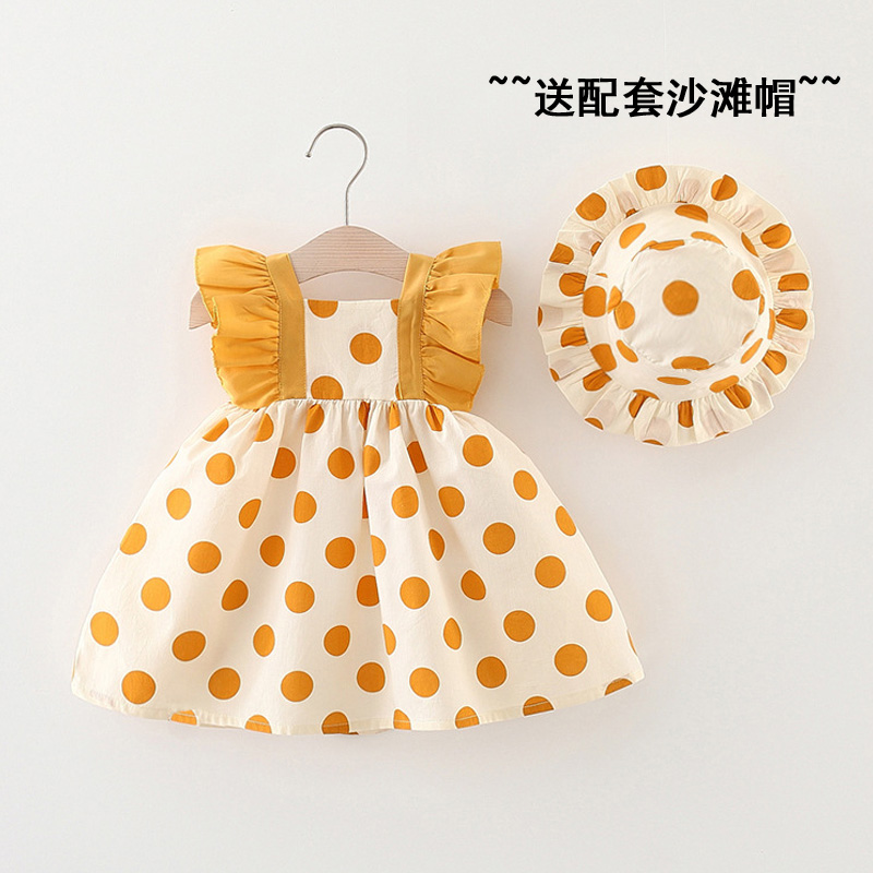 草莓背心0一1-3岁婴儿夏装连衣裙