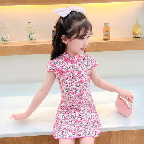 特价清仓女童连衣裙夏季2026新款旗袍裙子小童宝宝儿童装夏装汉服