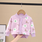 上衣童装 宝宝针织衫 秋冬季 外套儿童内搭 3岁加绒毛衣童2女男开衫