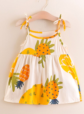 清仓亏本特价夏款吊带裙棉绸连衣裙女童睡衣宝宝裙1-2-3岁断码